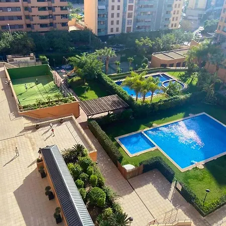 With 3 Bedrooms In With Shared Pool Furnished Balcony And Wifi 5 Km From The Apartment *